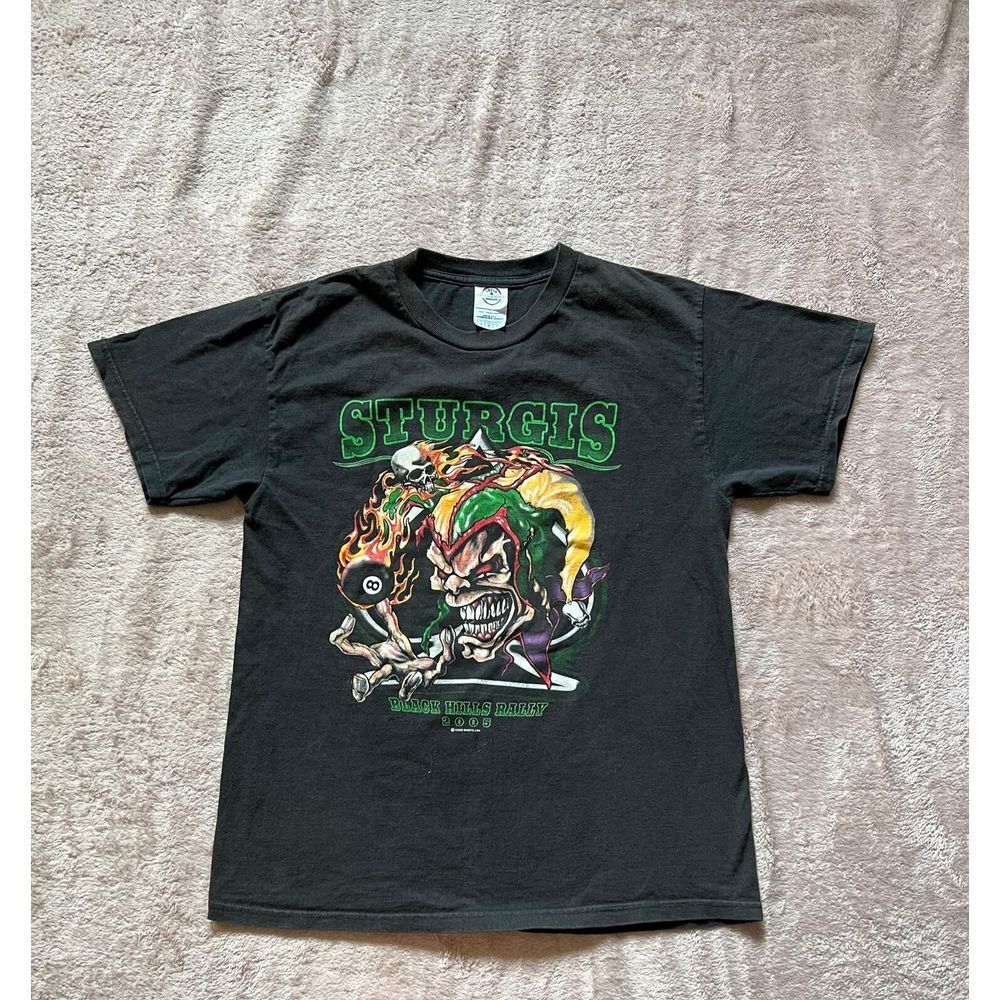 Delta Pro Weight STURGIS T Shirt‎ Black Black Hills Rally 2005 South Dakota Sz M